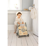 Sebra Wooden Activity Walker Bil