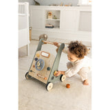 Sebra Wooden Activity Walker Bil