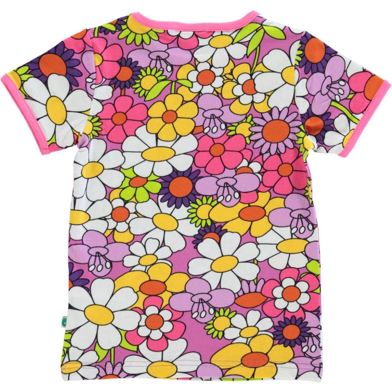 Småfolk Spring Pink T-shirt Med Blommor 5