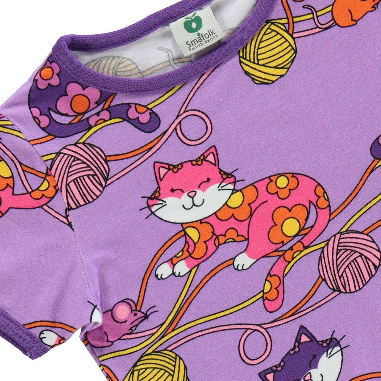 Småfolk Viola T-shirt Med Katter 4