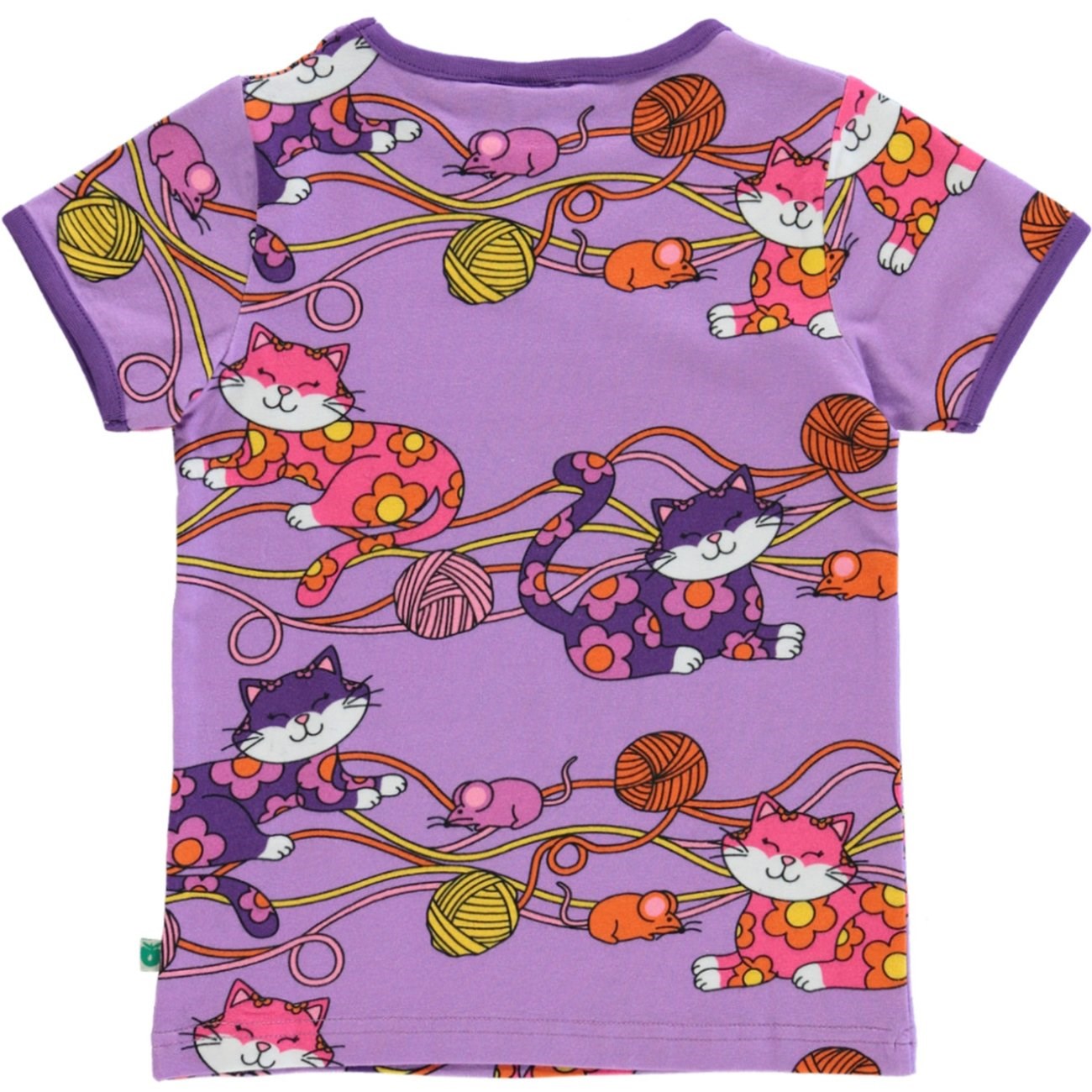 Småfolk Viola T-shirt Med Katter