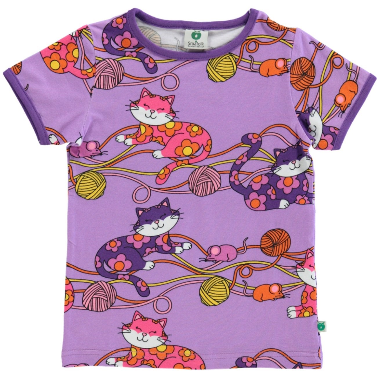 Småfolk Viola T-shirt Med Katter 5