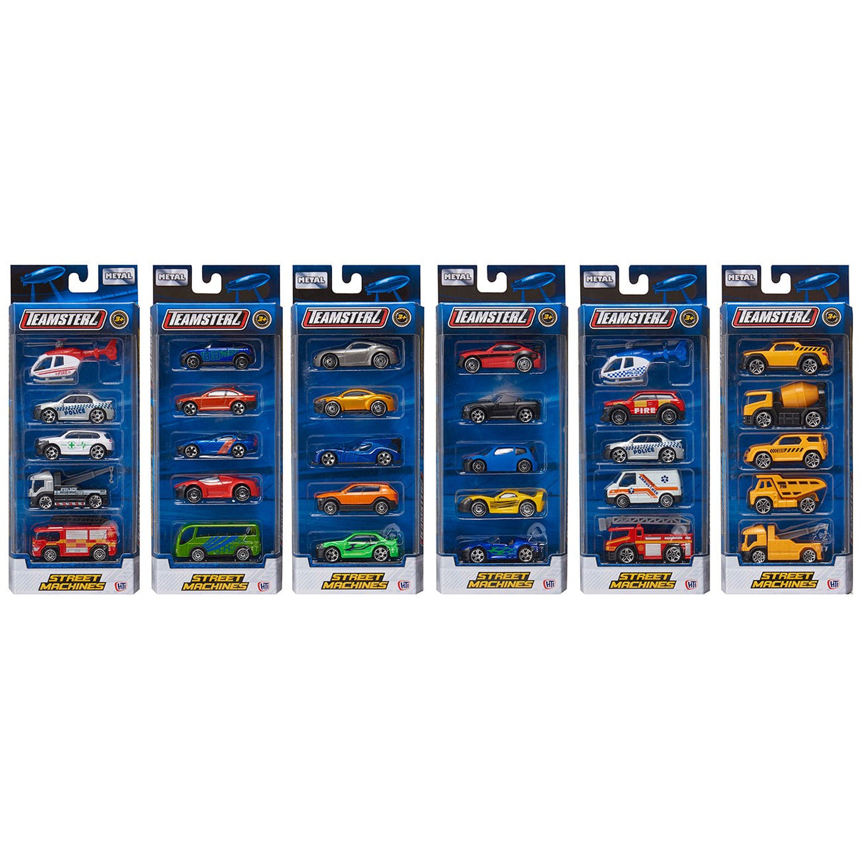 Teamsterz   Teamsterz Street Machines die-cast 5-pack