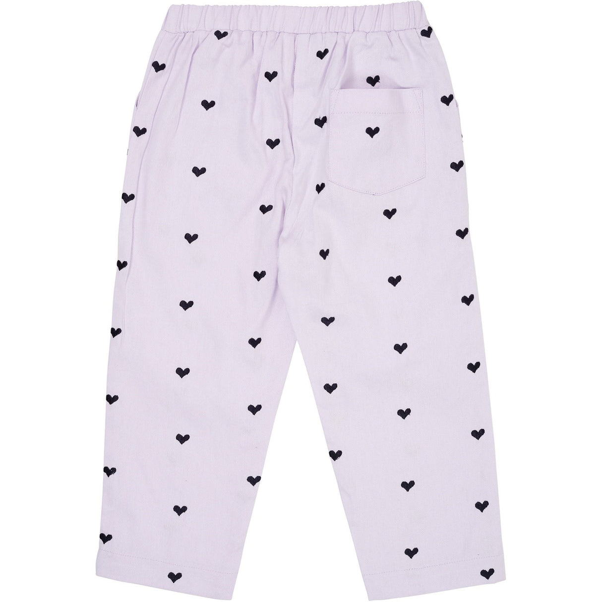 Copenhagen Colors Lavender W. Navy Hearts Twill Heart Byxor