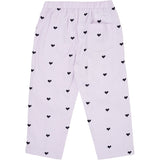 Copenhagen Colors Lavender W. Navy Hearts Twill Heart Byxor