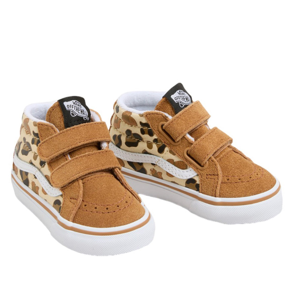 VANS Leopard Glitter BRUN/TRUE WHITE SK8-Mid Reissue V