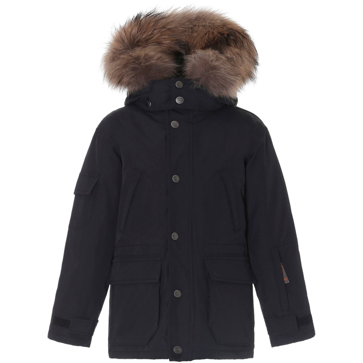 Ver de Terre Eskimo Dunjakke m. Pels Black