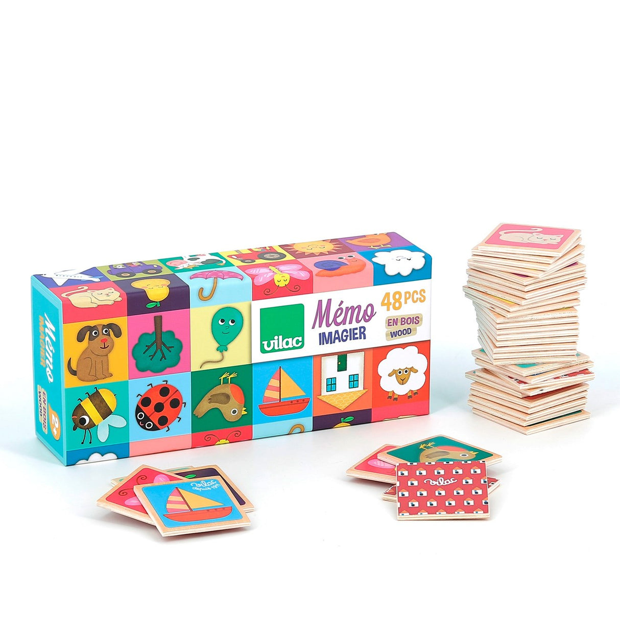 Vilac Memory Game Sommar och Sol av Melusine Allirol