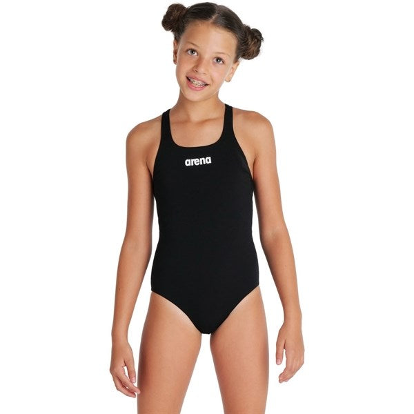 Arena Team Baddräkt Swim Pro Solid Black-White