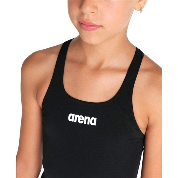 Arena Team Baddräkt Swim Pro Solid Black-White 4