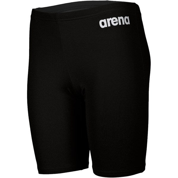 Arena Team Swim Jammer Lång Badeshorts Solid Black-White 7