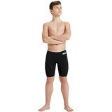 Arena Team Swim Jammer Lång Badeshorts Solid Black-White 3