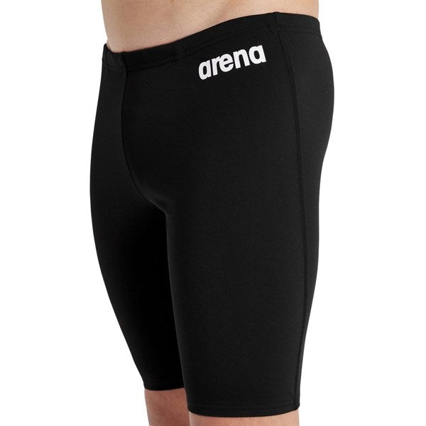 Arena Team Swim Jammer Lång Badeshorts Solid Black-White 5