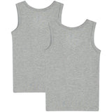 Hust & Claire Light Grey Melange Flicka Undertrøje 2-pak