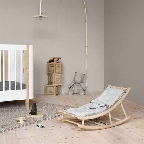 Oliver Furniture Wood Baby & Junior Gungstol Ägg/Grå 2