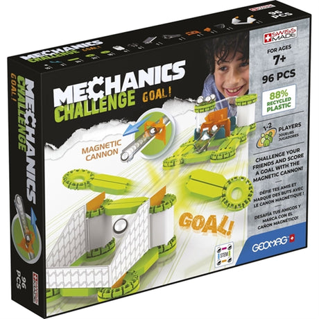 Geomag Mechanics Recycled Challenge Goal 96 pcs