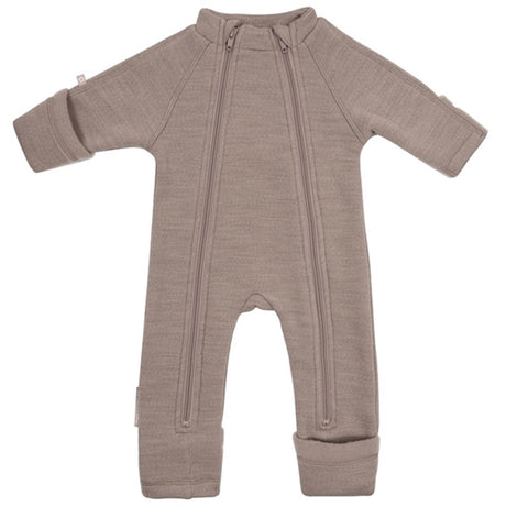 Smallstuff Ull Onesies med Dragkedja Soft Powder