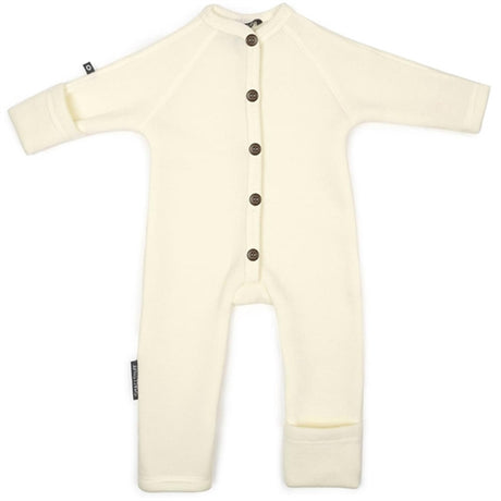 Smallstuff Ull Onesies med Knappar Off White