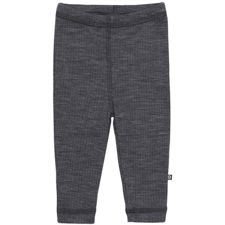 Smallstuff Ull Drop Needle Leggings Dark Grey