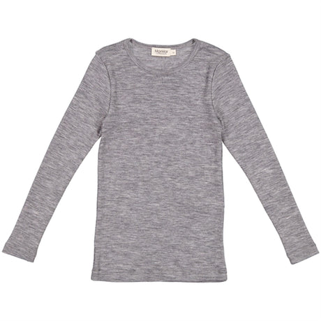 MarMar Wool Rib Grey Melange Tamra Blus