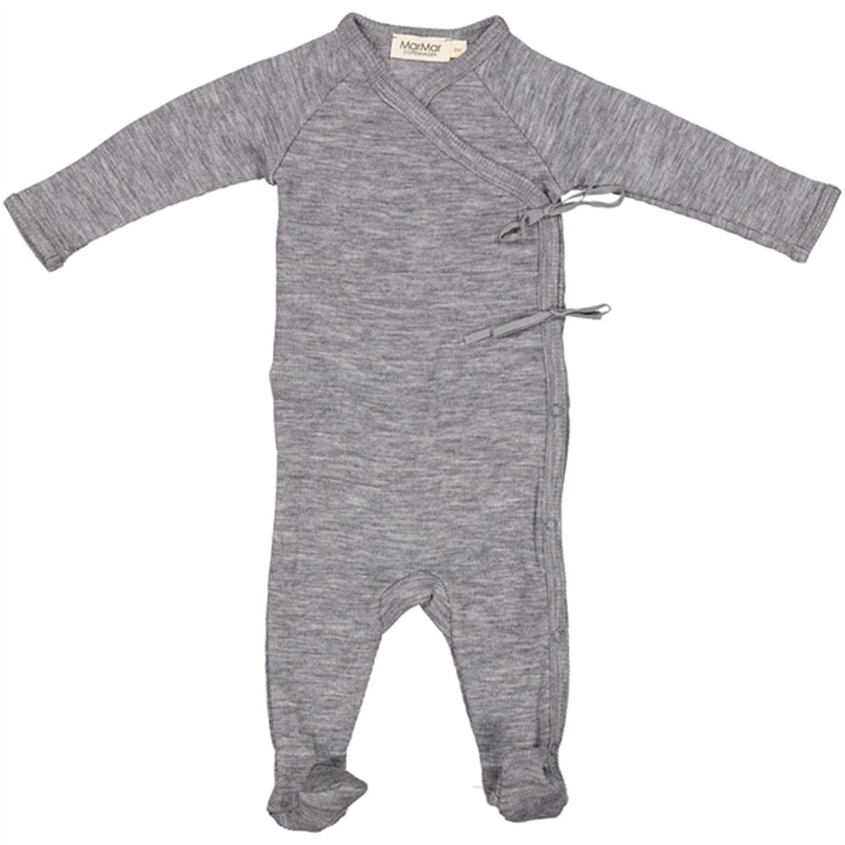 MarMar New Born Wool Rib Grey Melange Rubetta Body