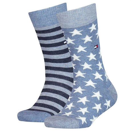 Tommy Hilfiger Boy 2-pack Strumpor Stars/Jeans Striped