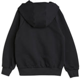 Mini Rodini Basic Solid Zip Hoodie Black