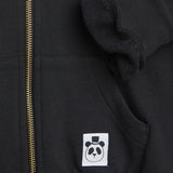 Mini Rodini Basic Solid Zip Hoodie Black