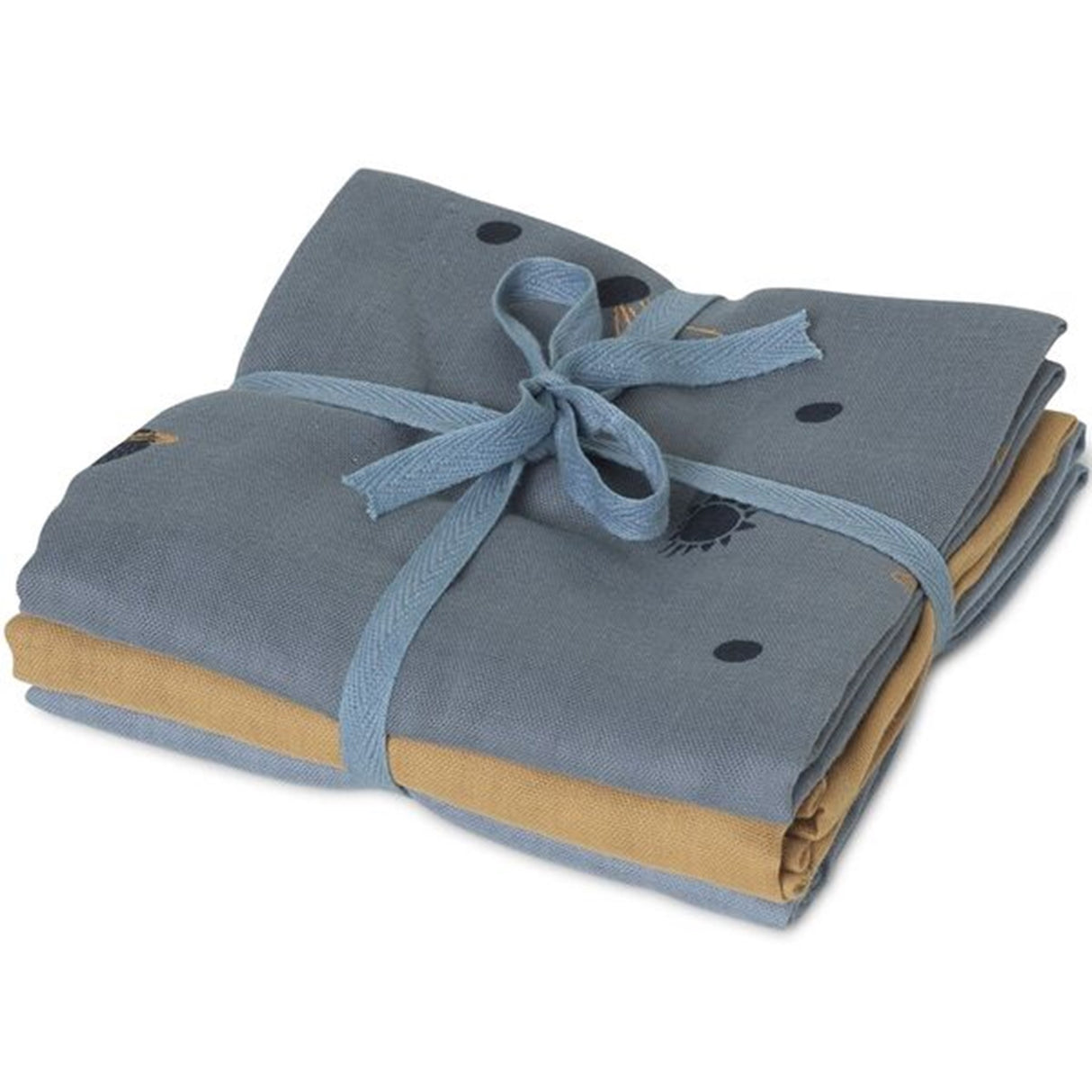 Ferm Living Muslin Squares 3-pack Moon