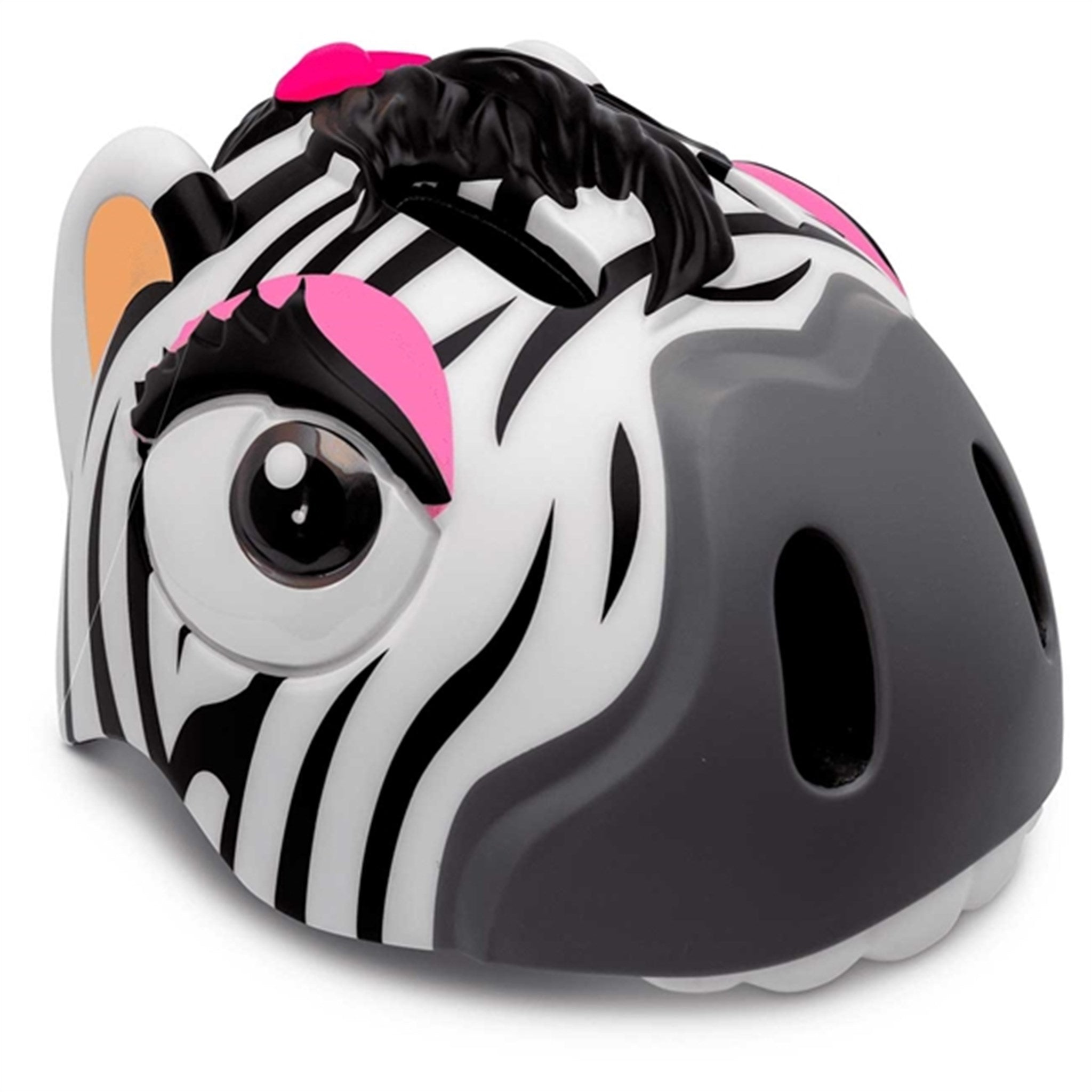Crazy Safety Zebra Cykelhjälm Black/White