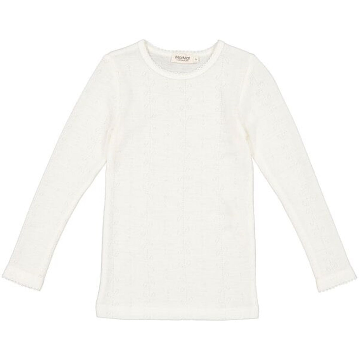 MarMar Wool Pointelle Natural Tamra Blus