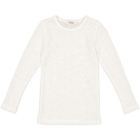 MarMar Wool Pointelle Natural Tamra Blus