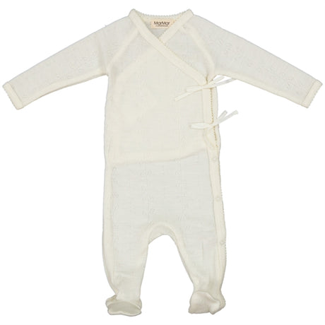 MarMar New Born Wool Pointelle Natural Rubetta Body