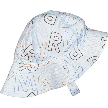 MarMar Logo Outline Alba Splash Long UV Solhatt