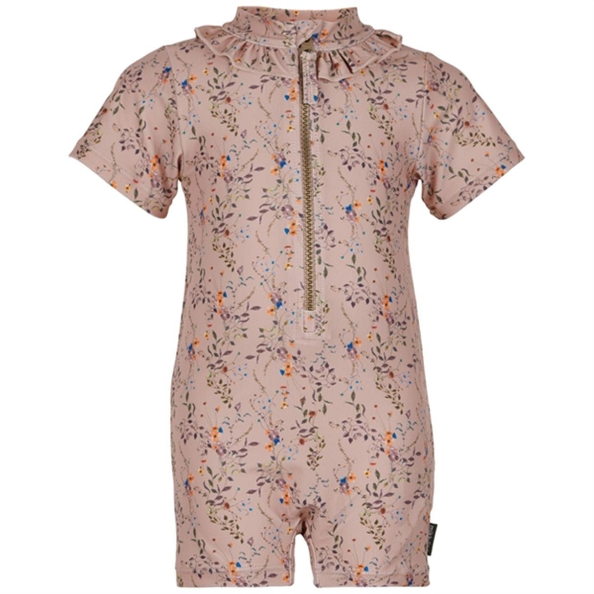 Mikk-Line UV Onesies Frill AOP Nougat