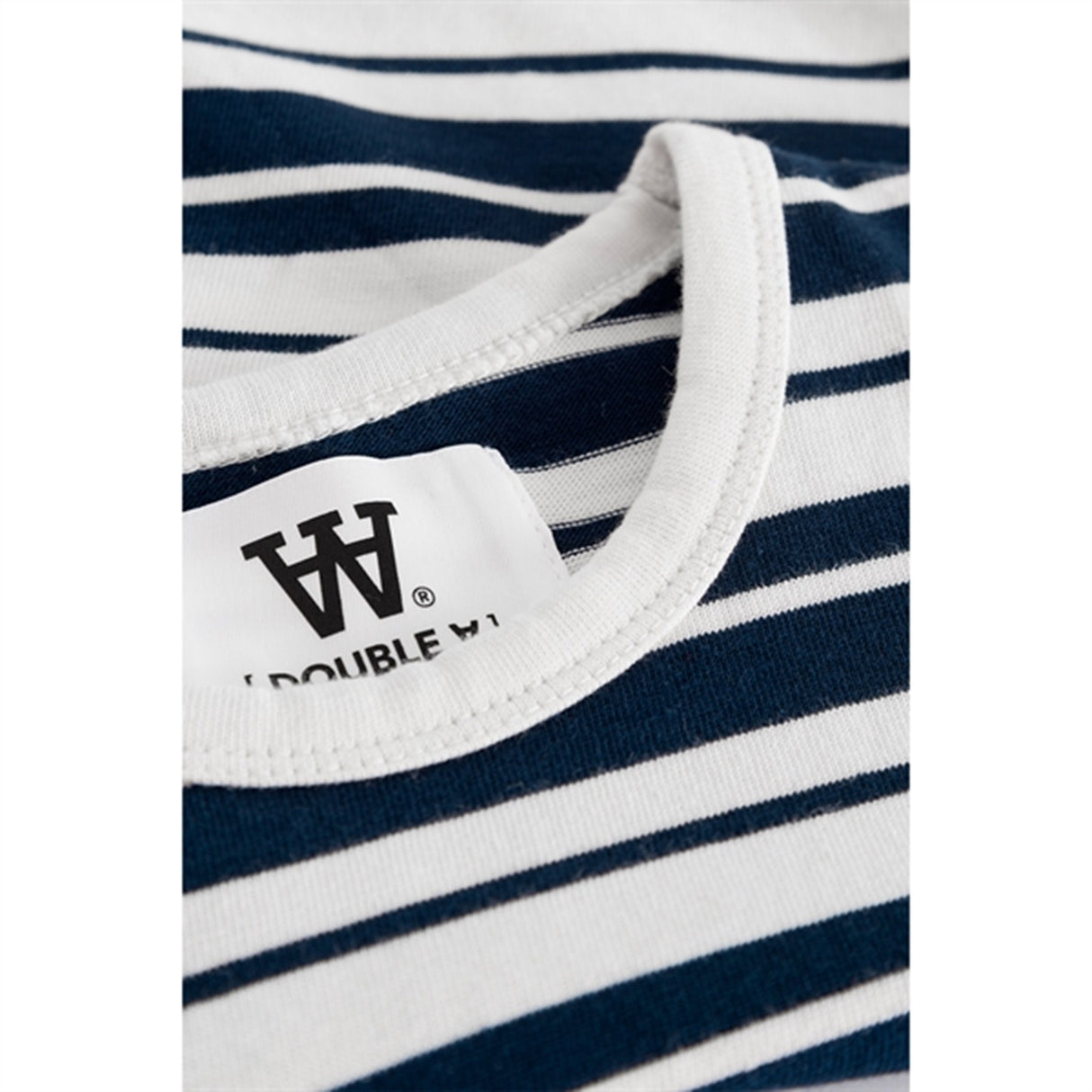 Wood Wood Off White/Navy Stripes Kim Tröja