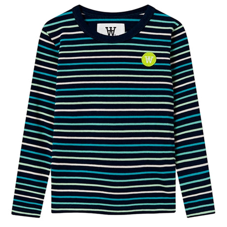 Wood Wood Navy Stripes Kim Stripes Tröja