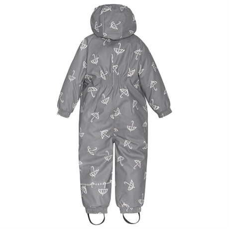 Ver de Terre Gummi Vinteroverall Grey Print 2