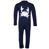 Petit Crabe Blue Crab Badoverall m. dragkedja