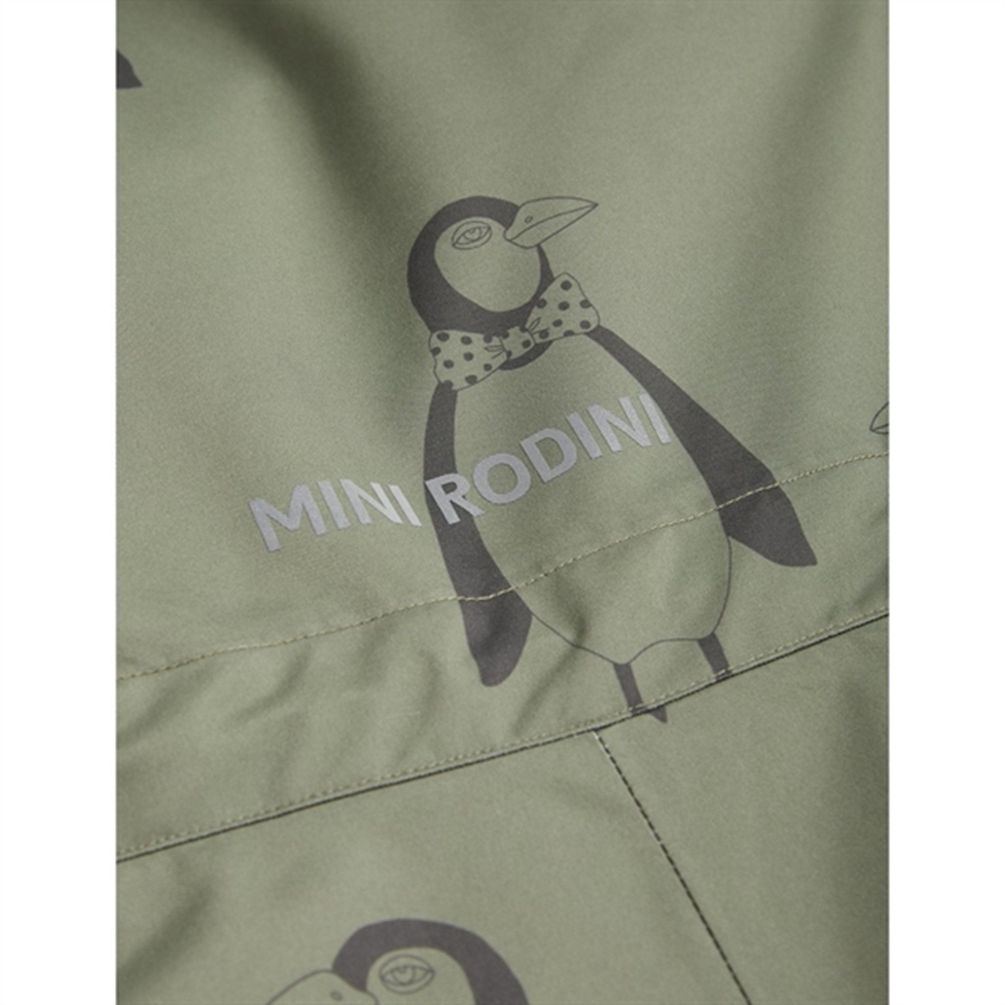 Mini Rodini Kebnekaise Penguin Vinteroverall Green 8