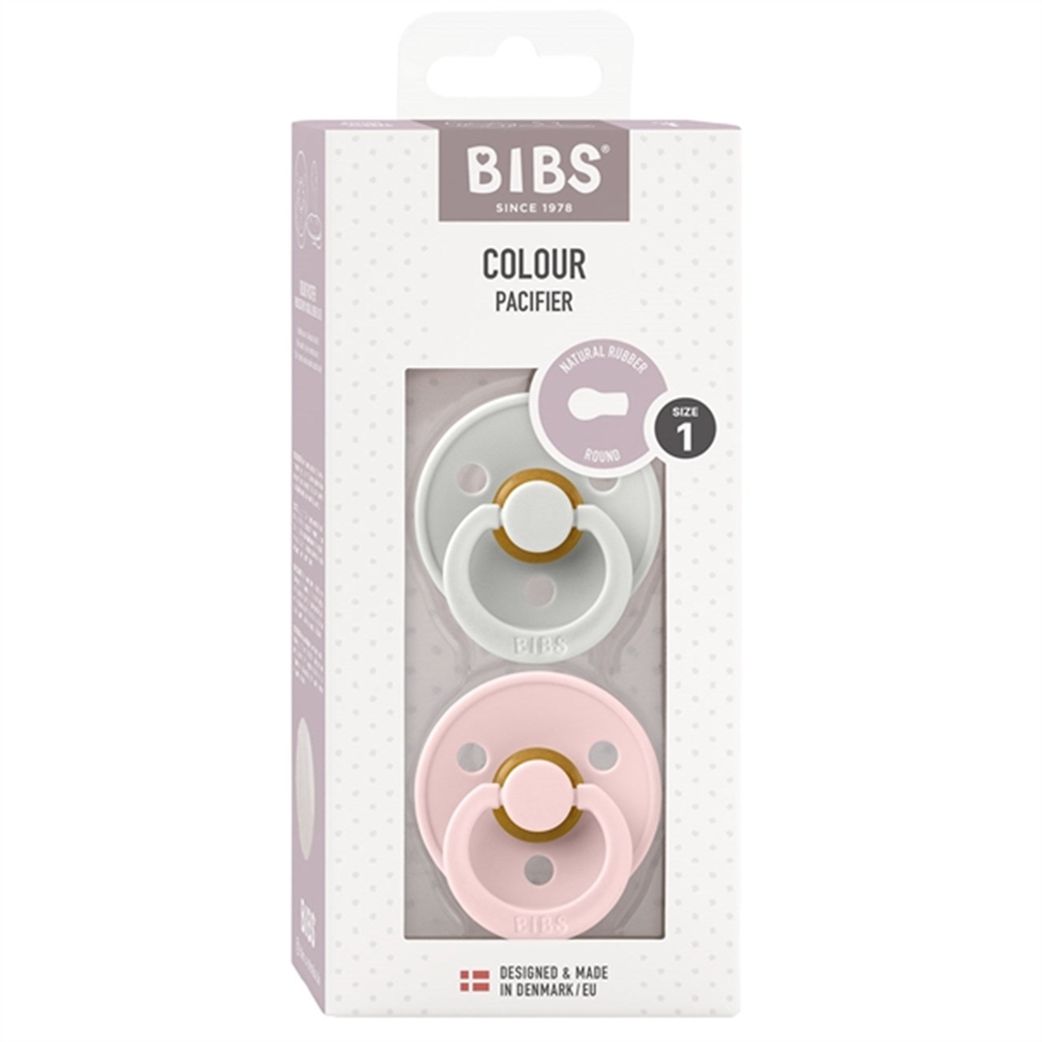 Bibs Colour Latex Napp 2-pack Haze/Blossom 2