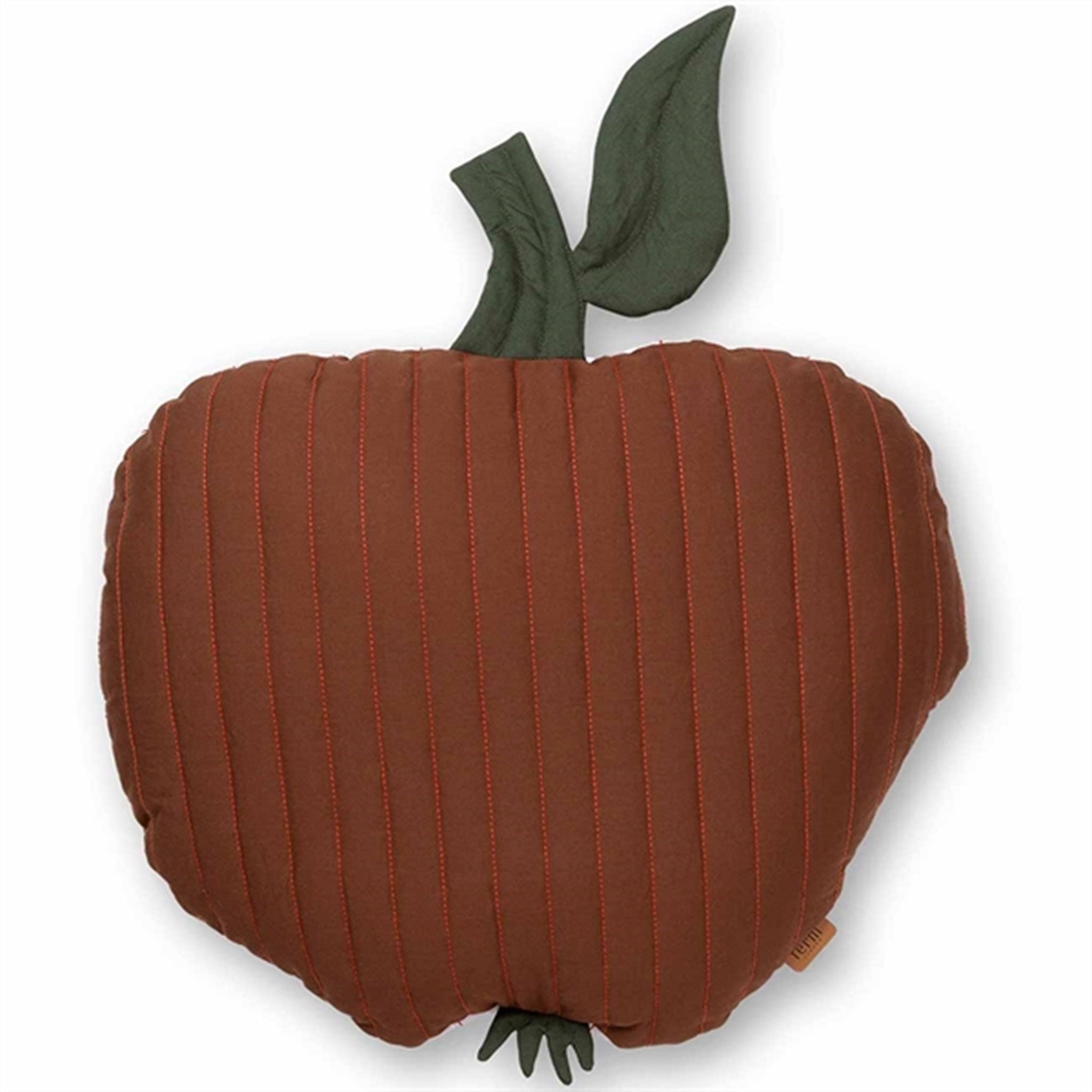 Ferm Living Apple Quilted Cushion Cinnamon