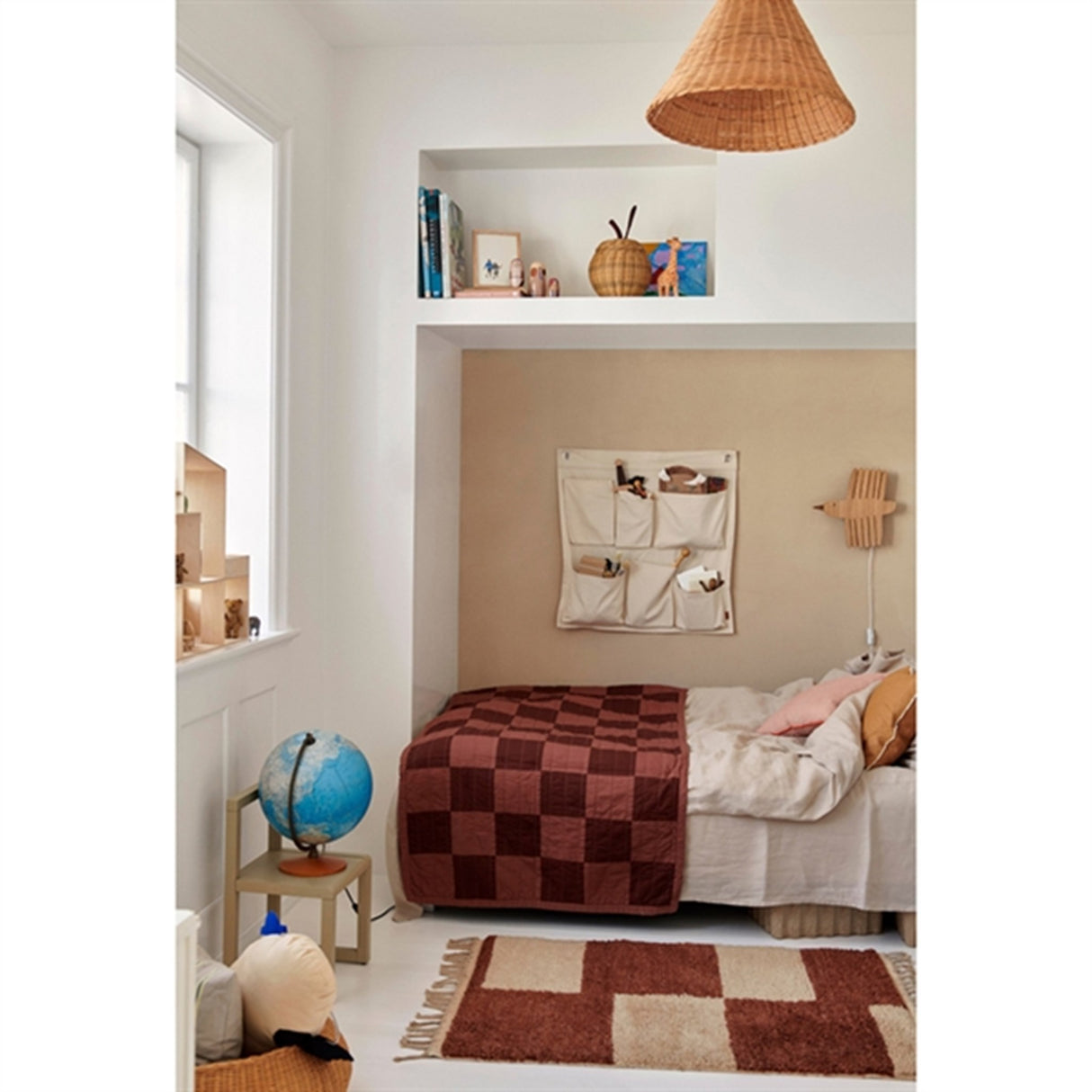 Ferm Living Canvas Väggfickor Off-White