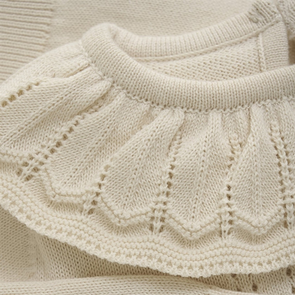 Minymo Eggnog Pullover Strik 2