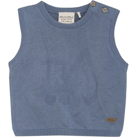 Minymo China Blue Vest Strik