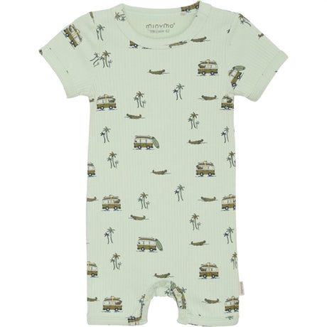 Minymo Spray Onesies AOP Rib