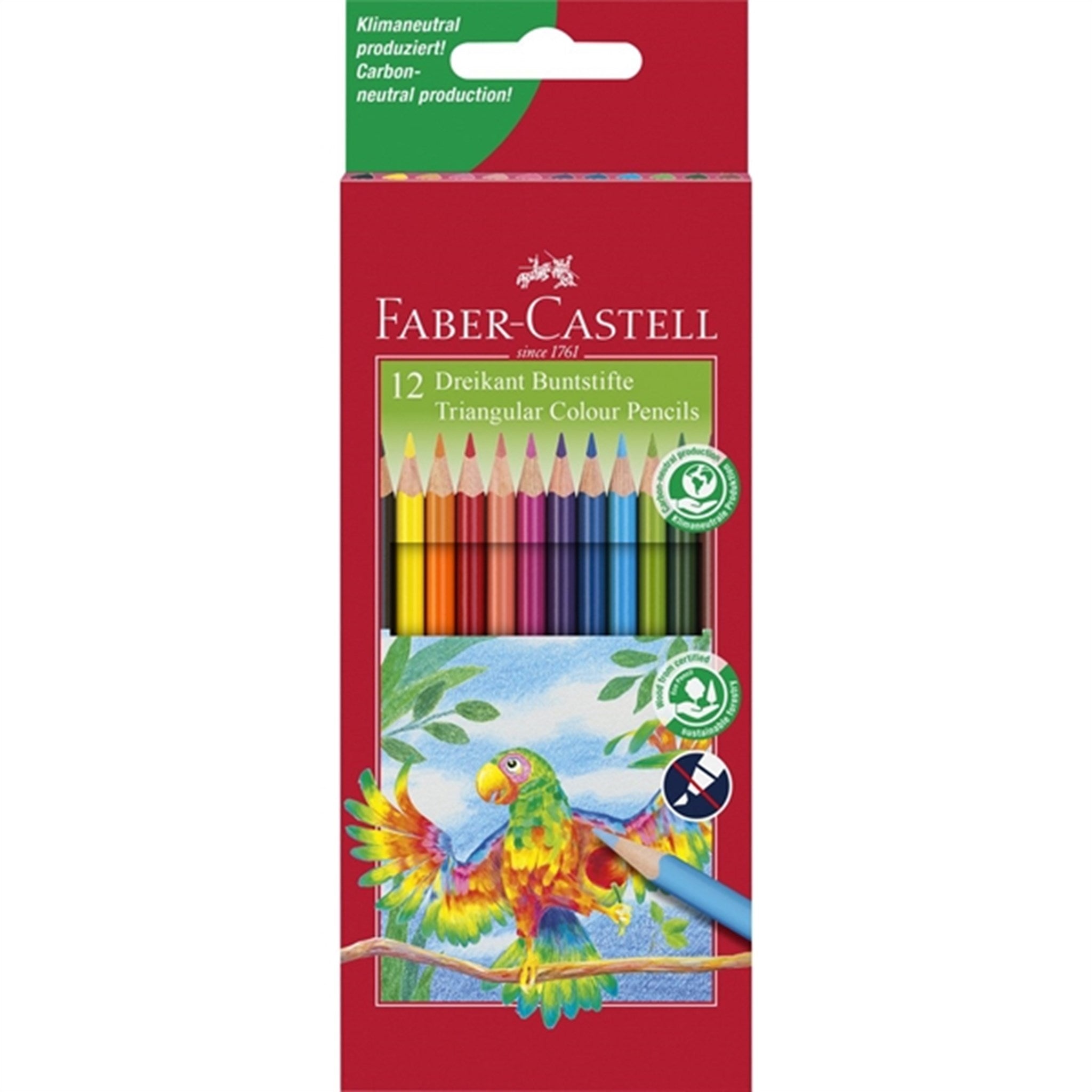 Faber Castell Grip 10 Colour Pencils