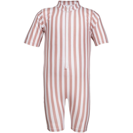 Petit Crabe Candy Stripes Natsu Onesies m. Dragkedja