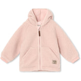 MINI A TURE Liff Teddy Fleece Jacka Rose Smoke