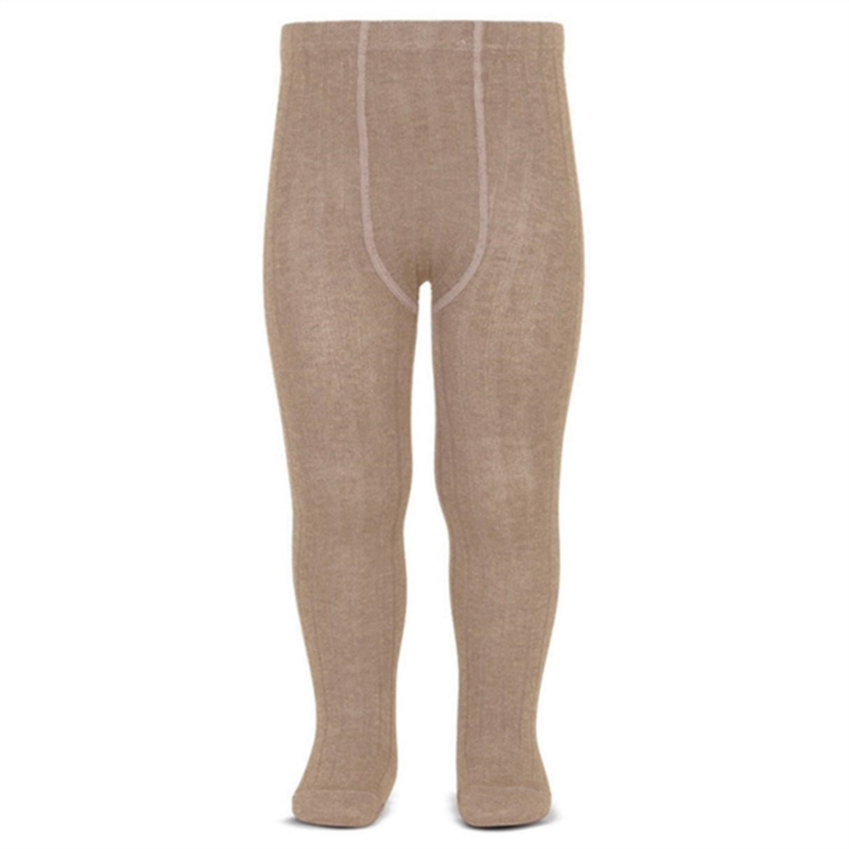 Cóndor Strumpbyxor Ull Rib Beige